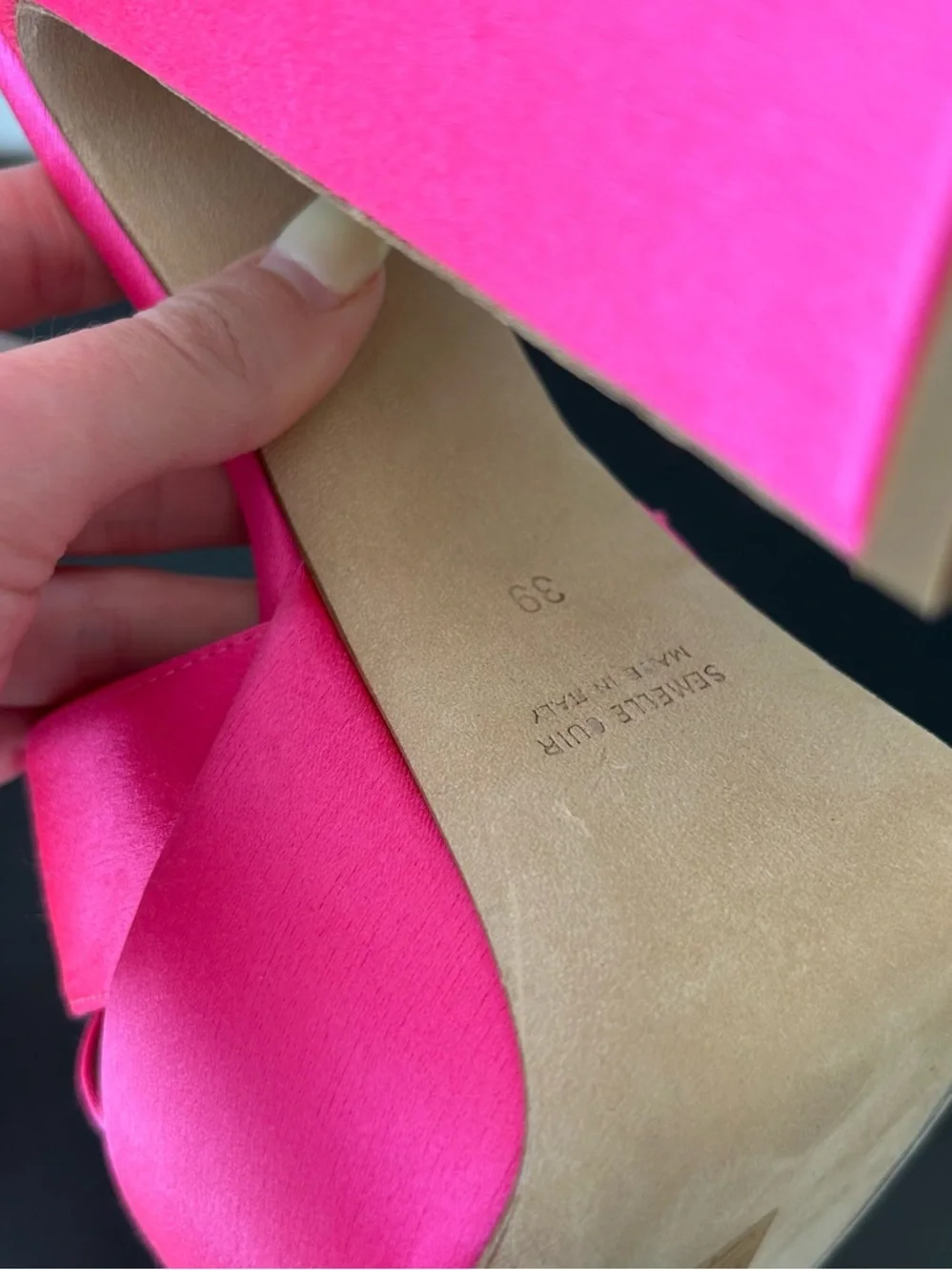 Laurence Dacade x LoveShackFancy Platform Sandal Pink Satin